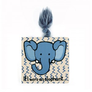 Livros Jellycat If I Were An Elephant Board,15cm x 15cm x 2cm Azuis | Portugal BCLUM-8275