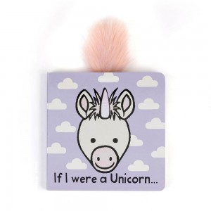 Livros Jellycat If I Were a Unicorn Board,15cm x 15cm x 2cm Roxo | Portugal DVUAS-3067