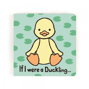 Livros Jellycat If I were a Duckling Board,15cm x 15cm x 2cm Amarelas | Portugal UPINZ-4108