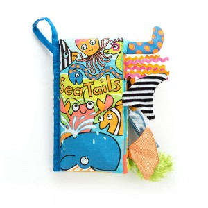 Livros Jellycat Sea Tails,22cm x 13cm x 5cm Azuis | Portugal FKSPH-9481