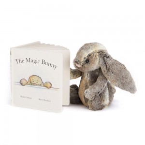 Livros Jellycat The Magic Coelhinha and Bashful Cottontail Coelhinha Medium Marrom | Portugal BDOJM-8207