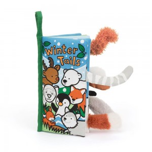Livros Jellycat Winter Tails Activity,22cm x 13cm x 5cm Azuis | Portugal NPGXU-2490