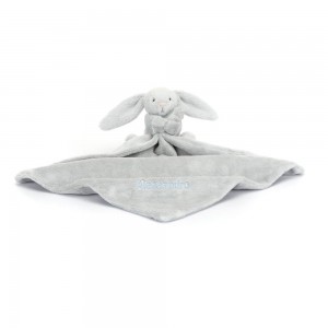 Mantinha Jellycat Bashful Coelhinha,15cm x 34cm x 34cm Cinzentas | Portugal RWHZI-7038