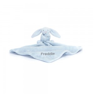 Mantinha Jellycat Bashful Coelhinha,15cm x 34cm x 34cm Azuis | Portugal UMDAX-5281