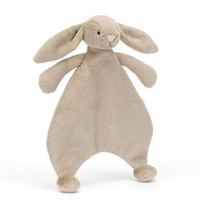Mantinha Jellycat Bashful Coelhinha,27cm x 20cm x 7cm Bege | Portugal KMHVL-5734