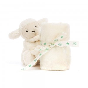 Mantinha Jellycat Bashful Lamb,15cm x 34cm x 34cm Branco | Portugal TZPAX-8479