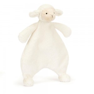 Mantinha Jellycat Bashful Lamb,27cm x 20cm x 7cm Branco | Portugal LXYMB-5132