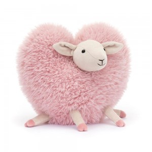 Peluche Jellycat Aimee Sheep,21cm x 22cm x 12cm Rosa | Portugal TWNXF-5486