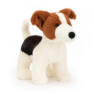 Peluche Jellycat Albert Jack Russell,7.1in x 2.4in x 6.3in Branco | Portugal HCAQU-3270