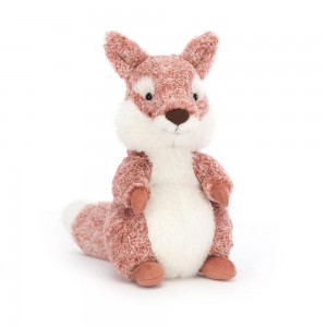 Peluche Jellycat Ambrosie Fox,24cm x 10cm x 10cm Vermelhas | Portugal IBVUL-7958