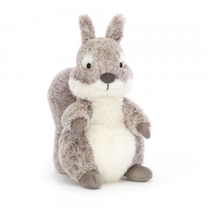 Peluche Jellycat Ambrosie Squirrel,22cm x 11cm x 9cm Cinzentas | Portugal TXFSC-1527