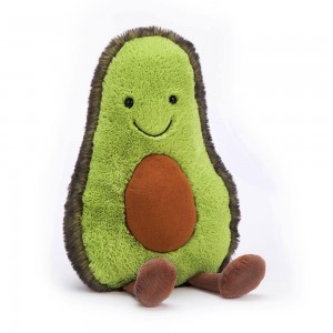Peluche Jellycat Amuseables Avocado,30cm x 14cm x 9cm Verdes | Portugal GIQUC-8267