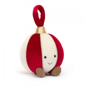 Peluche Jellycat Amuseables Bauble,16cm x 12cm x 12cm Vermelhas | Portugal XZRQF-4961
