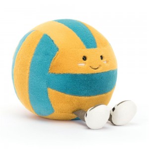 Peluche Jellycat Amuseables Beach Volley,26cm x 21cm x 21cm Amarelas | Portugal YRTMX-3149