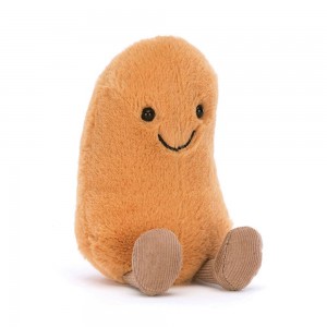 Peluche Jellycat Amuseables Bean,13cm x 6cm x 5cm Laranja | Portugal CNSVZ-5046