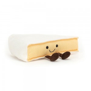 Peluche Jellycat Amuseables Brie,9cm x 22cm x 13cm Branco | Portugal TOZVP-7069