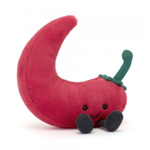 Peluche Jellycat Amuseables Chilli Pepper,17cm x 13cm x 5cm Vermelhas | Portugal WHTGA-8410