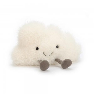 Peluche Jellycat Amuseables Cloud,22cm x 27cm x 11cm Branco | Portugal IQDGS-0581