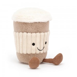 Peluche Jellycat Amuseables Coffee-To-Go,16cm x 7cm x 7cm Bege | Portugal MREDY-2398