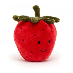 Peluche Jellycat Amuseables Fabulous Fruit Strawberry,8cm x 7cm x 6cm Vermelhas | Portugal PWJLU-1437