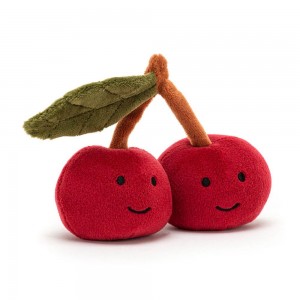 Peluche Jellycat Amuseables Fabulous Fruit Cherry,9cm x 11cm x 5cm Vermelhas | Portugal OKBIJ-4963