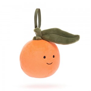 Peluche Jellycat Amuseables Festive Folly Clementine,13cm x 8cm x 6cm Laranja | Portugal LRXOH-6790