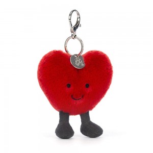 Peluche Jellycat Amuseables Heart,13cm x 9cm x 3cm Vermelhas | Portugal UHWJI-3428