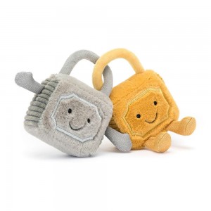 Peluche Jellycat Amuseables Love Locks,14cm x 18cm x 5cm Amarelas | Portugal CMUYR-9281