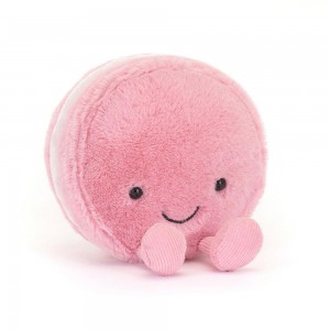 Peluche Jellycat Amuseables Mia Macaron,12cm x 10cm x 5cm Rosa | Portugal KXDEV-1837