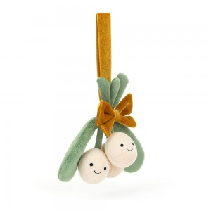 Peluche Jellycat Amuseables Mistletoe,17cm x 19cm x 4cm Creme | Portugal FBZOW-6978