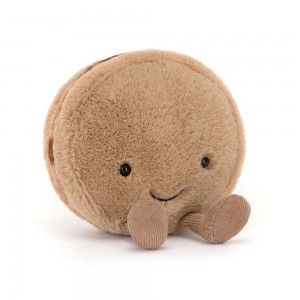Peluche Jellycat Amuseables Mona Macaron,12cm x 10cm x 5cm Marrom | Portugal WMNHI-0915