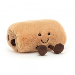 Peluche Jellycat Amuseables Pain Au Chocolat,9cm x 15cm x 9cm Bege | Portugal ZLGCP-6251