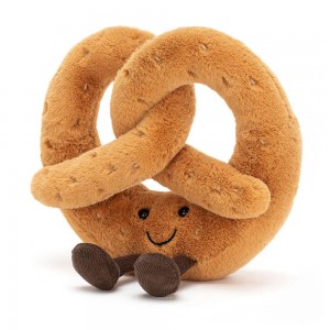 Peluche Jellycat Amuseables Pretzel,40cm x 35cm x 10cm Marrom | Portugal OQNAV-3162