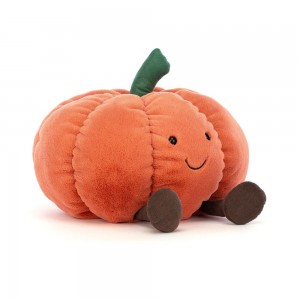 Peluche Jellycat Amuseables Pumpkin,19cm x 23cm x 23cm Laranja | Portugal XECBS-0945