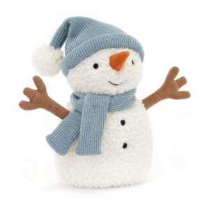 Peluche Jellycat Amuseables Sammie Snowman,22cm x 13cm x 11cm Branco | Portugal OQPHW-1725