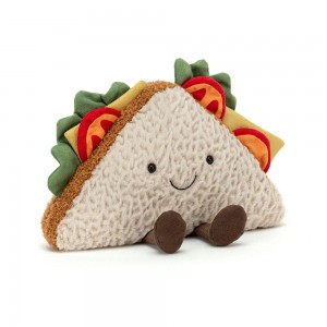 Peluche Jellycat Amuseables Sandwich,18cm x 25cm x 7cm Bege | Portugal DFHGM-5042