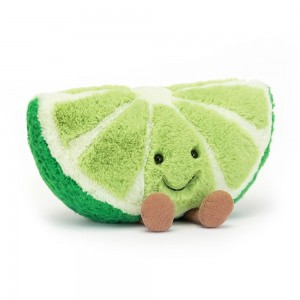 Peluche Jellycat Amuseables Slice of Lime,18cm x 25cm x 11cm Verdes | Portugal KADSE-7683