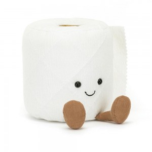 Peluche Jellycat Amuseables Toilet Roll,15cm x 12cm x 12cm Branco | Portugal AJTXM-4587