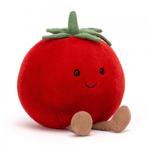 Peluche Jellycat Amuseables Tomato,19cm x 14cm x 13cm Vermelhas | Portugal DZPYM-3690