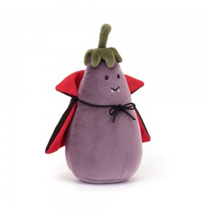 Peluche Jellycat Amuseables Vivacious Aubergine Vampire,16cm x 9cm x 9cm Roxo | Portugal WTOXQ-1802