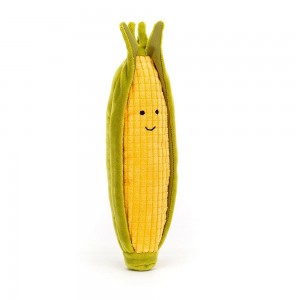 Peluche Jellycat Amuseables Vivacious Vegetable Sweetcorn,19cm x 6cm x 4cm Amarelas | Portugal NDKJE-2635