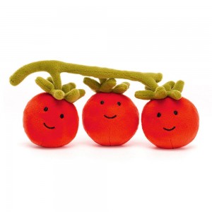 Peluche Jellycat Amuseables Vivacious Vegetable Tomato,9cm x 18cm x 5cm Vermelhas | Portugal JTUGC-9482