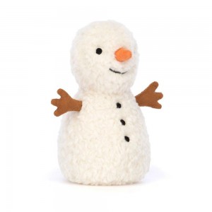 Peluche Jellycat Amuseables Wee Snowman,13cm x 7cm x 7cm Branco | Portugal VUBOR-9784