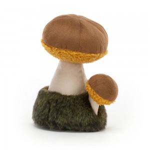 Peluche Jellycat Amuseables Wild Nature Boletus Mushroom,18cm x 7cm x 8cm Marrom | Portugal QDIKL-5847