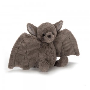Peluche Jellycat Bashful Bat,18cm x 9cm x 8cm Pretas | Portugal JZWVD-2431