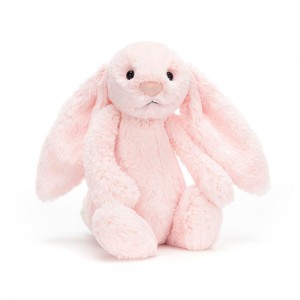 Peluche Jellycat Bashful Coelhinha,31cm x 12cm x 9cm Rosa | Portugal DRWPM-5479