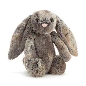 Peluche Jellycat Bashful Cottontail Coelhinha,31cm x 12cm x 9cm Marrom | Portugal YVNAK-4825