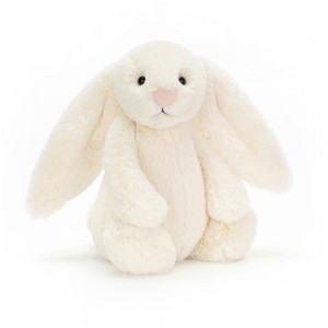 Peluche Jellycat Bashful Cream Coelhinha,31cm x 12cm x 9cm Creme | Portugal DUYPT-8450