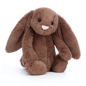 Peluche Jellycat Bashful Fudge Coelhinha,31cm x 12cm x 9cm Marrom | Portugal QTVMP-9653