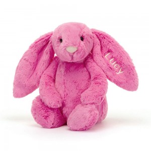 Peluche Jellycat Bashful Hot Coelhinha Medium,31cm x 12cm x 9cm Rosa | Portugal YOJNB-0214